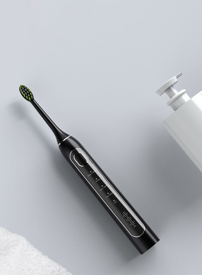 إن كي أكس فرشاة أسنان كهربائية ممتازة مع رأسين للفرشاة وكابل شحن - Image 2