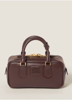 Miu Miu Miu Arcadie Leather Bag, Women's Leather Tote Bag, Women's Leather Shoulder Bag, Women's Leather Cross body Bag, Hand-bag  - Image 1