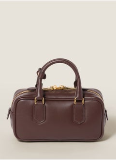 Miu Miu Miu Arcadie Leather Bag, Women's Leather Tote Bag, Women's Leather Shoulder Bag, Women's Leather Cross body Bag, Hand-bag  - Image 4