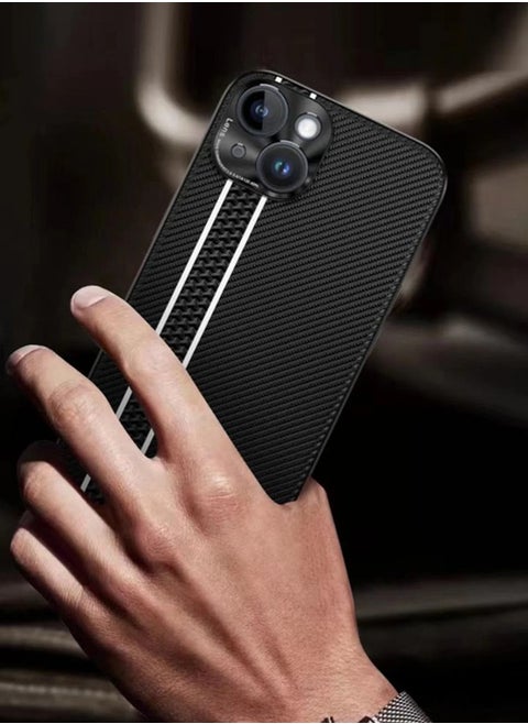 Fine Black Striped Luminous iphone Case for iPhone 14