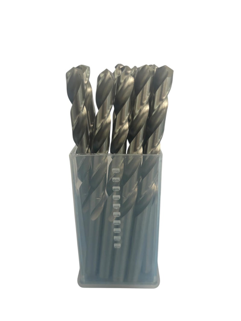 Jon Bhandari Tools Premium HSS Jobber Twist Drill Bit Fully Ground – High Speed Steel Bits for Stainless Steel, Iron, Metal, Copper – Precision Drilling for Industrial, Professional Use (8mm (10pc)) - Image 2