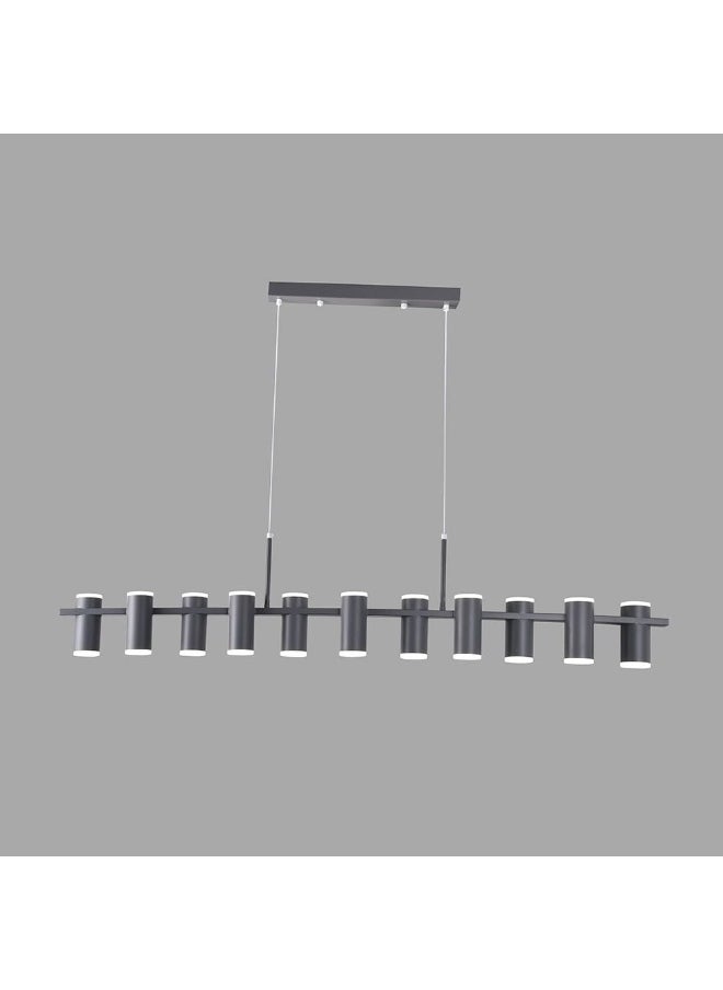 DANUBE HOME Danube Home Luca Pendant Metal+Acrylic L103 Xw54 Xh34 Led Grey Bh1035/11 | Contemporary Pendant Lamps | Hanging Lanterns | Modern Design Indoor Lighting For Bedroom Dining Living Room  - Image 1