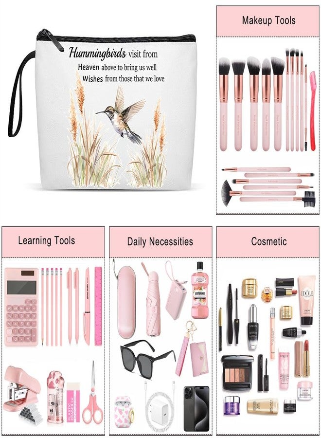 بارتنر حقيبة مكياج هامينغبيرد من بارتنر، حقيبة سفر هامينغبيرد للنساء، حقيبة مكياج هامينغبيرد، حقيبة مبطنة لمحبي هامينغبيرد (هامينغبيرد - أصفر) - Image 4