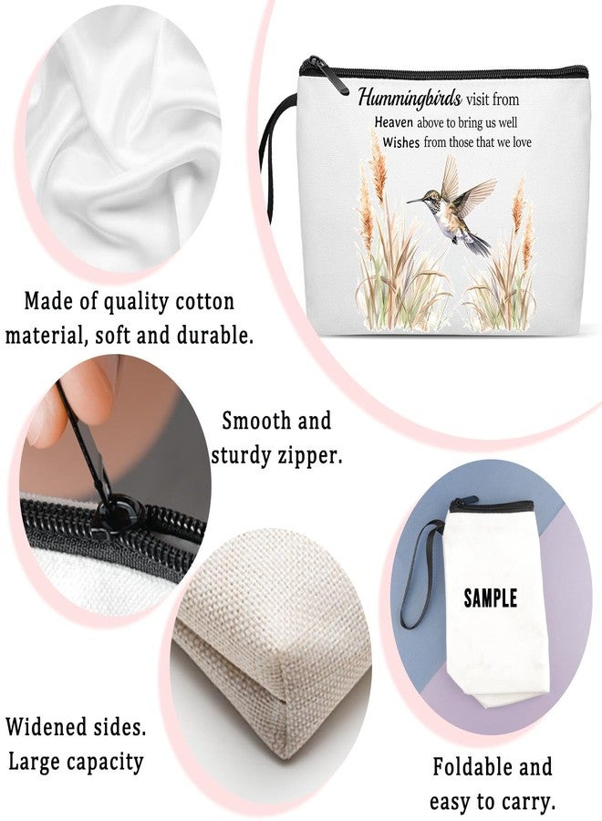 بارتنر حقيبة مكياج هامينغبيرد من بارتنر، حقيبة سفر هامينغبيرد للنساء، حقيبة مكياج هامينغبيرد، حقيبة مبطنة لمحبي هامينغبيرد (هامينغبيرد - أصفر) - Image 3