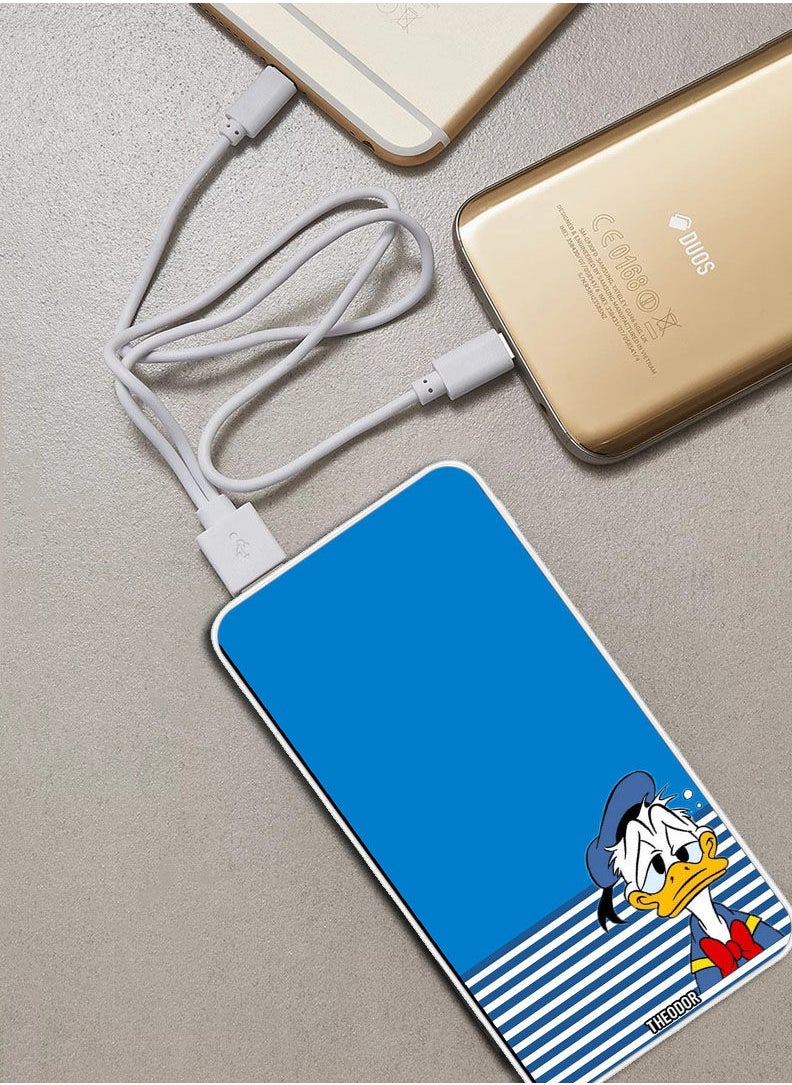 10,000 mAh Super Fast Charging Ultra Compact Power Bank with Quick Charge & Power Delivery, Portable Charger For iPhone and Android Sad Donald