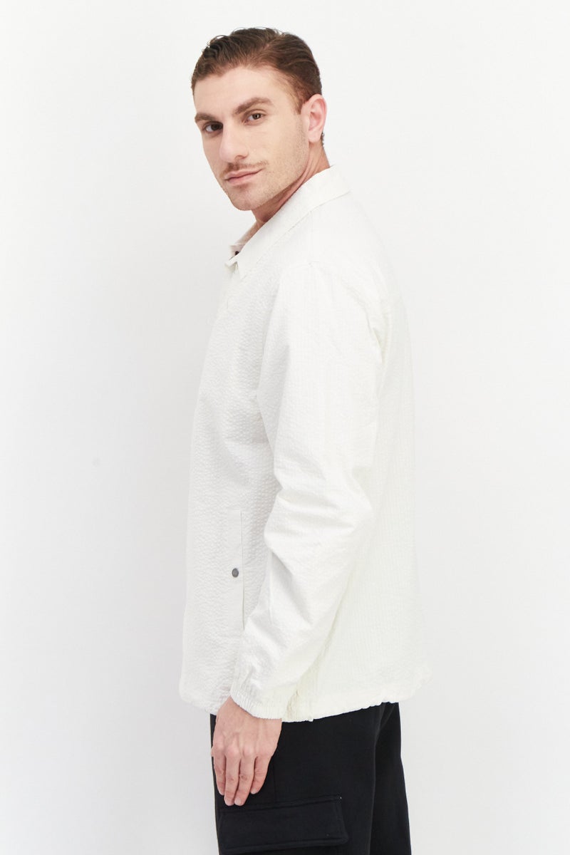 PUMA Men Sportswear Fit Training Jacket, Off White - Image 4