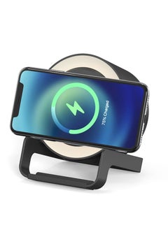 ProOne ProOne PSG40 4 in 1 Wireless Charger Night light/Gradient Lamp Bluetooth Speaker Mobile Stand  for Bedroom, Bedside, Room Decor, Gift,  - Image 1