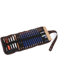 Hobi Market Art Hobby Market Art Charcoal Sketch Drawing Set 24 Pieces Roll Pen Holder  - Image 2