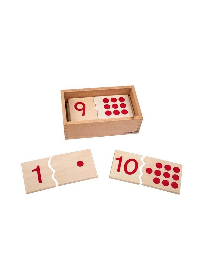 Leader Joy Montessori USA Montessori Math Materials Number Puzzle 1-10 for Preschool Early Learning Tool - Image 1