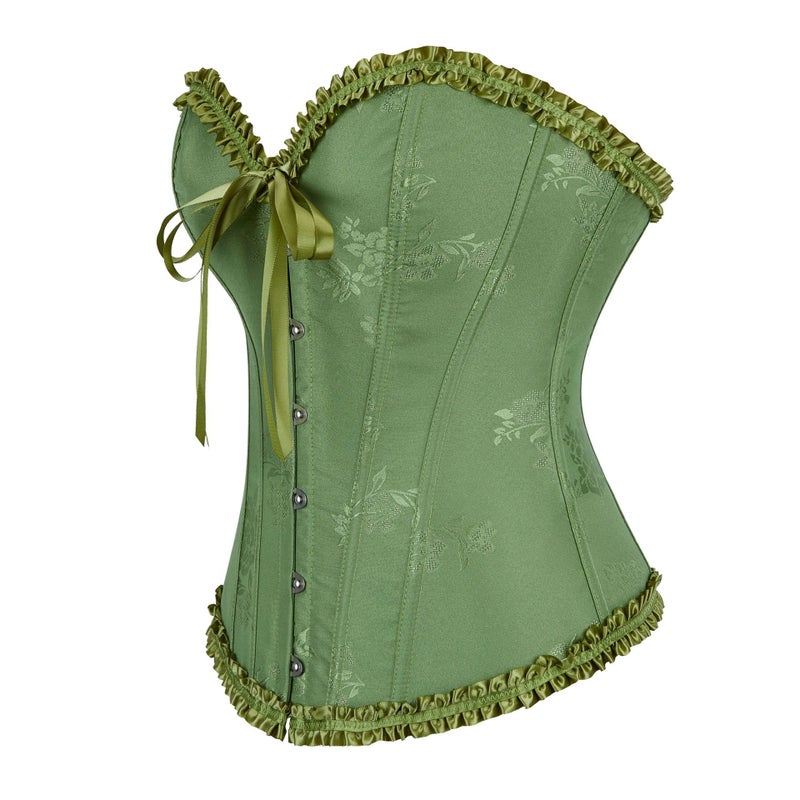 New Multicolor Lace Corset Top Chest Push-Up Waist Corset Belly-Tinting Base Shaper - Image 1