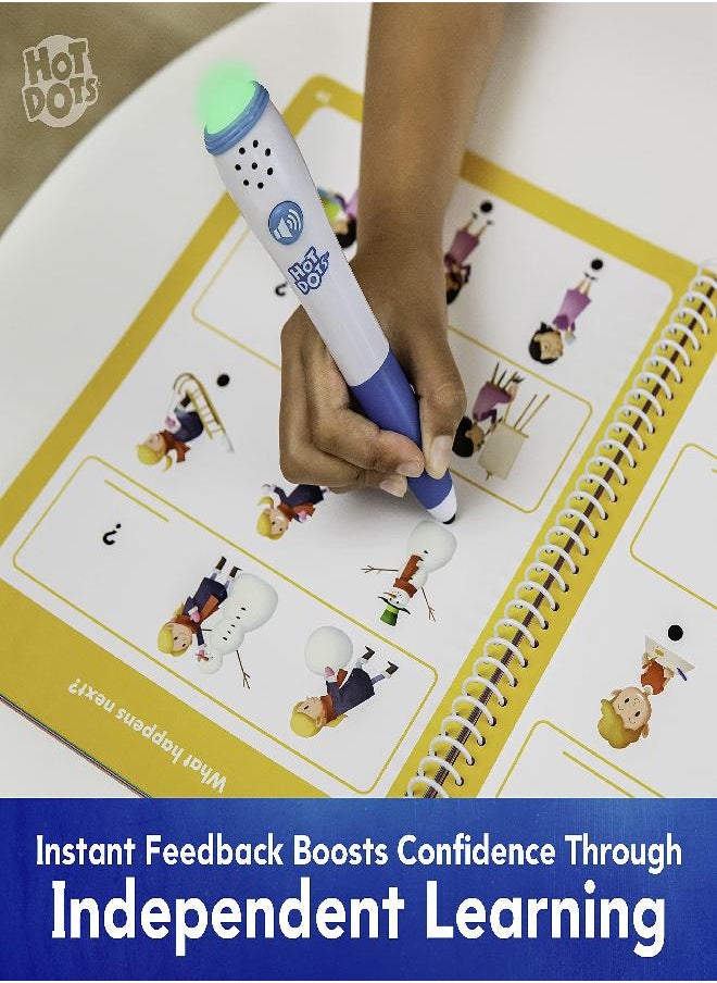 Educational Insights - Educational Insights Hot Dots Let's Learn Pre-K Reading - Learn to Read Preschool Workbook with Interactive Pen, Kids Travel Activity, Ages 3+ - Image 1