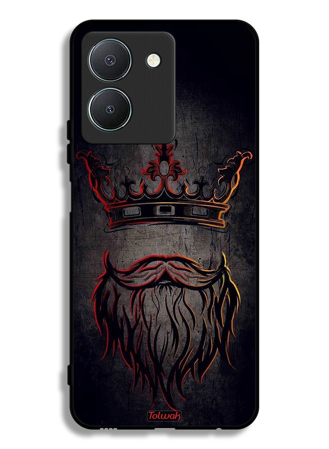 Tolwak Vivo Y36 4G Protective Case Cover King Artwork - Image 1