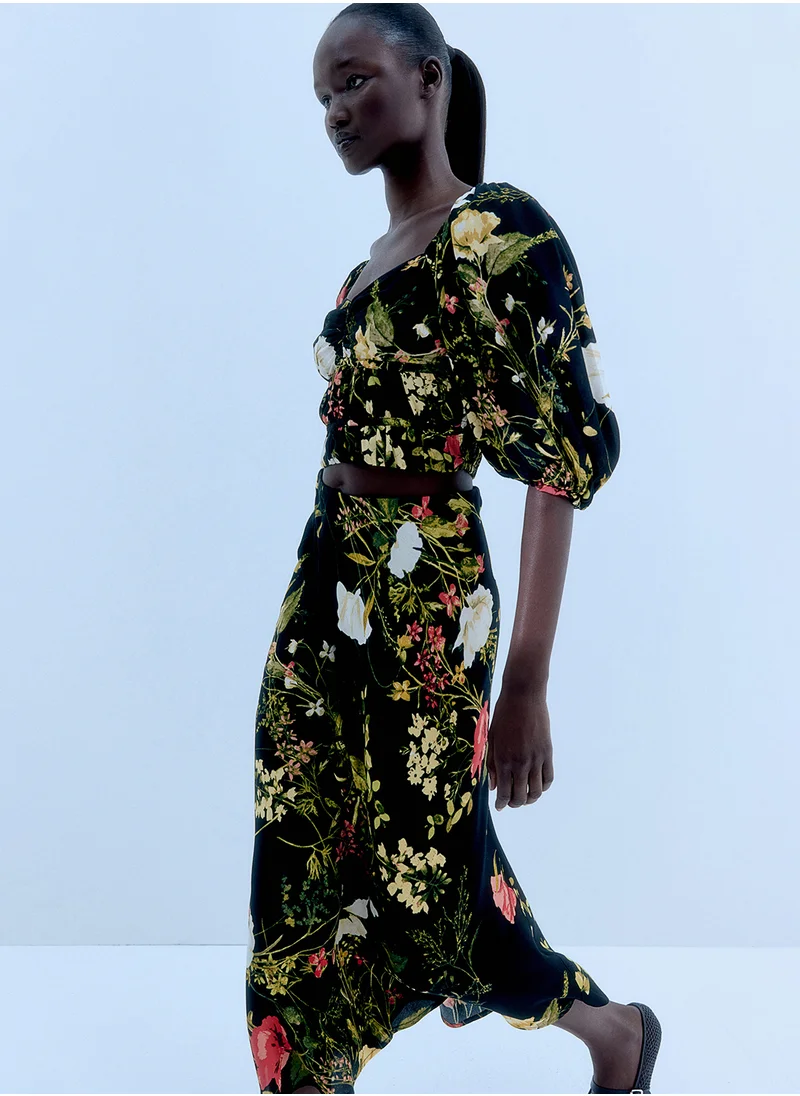 H&M Viscose Crêpe Skirt