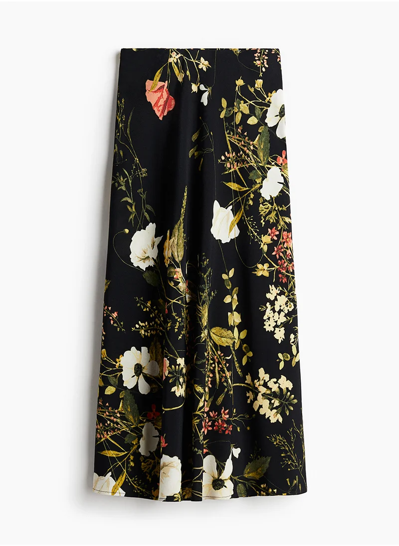 H&M Viscose Crêpe Skirt