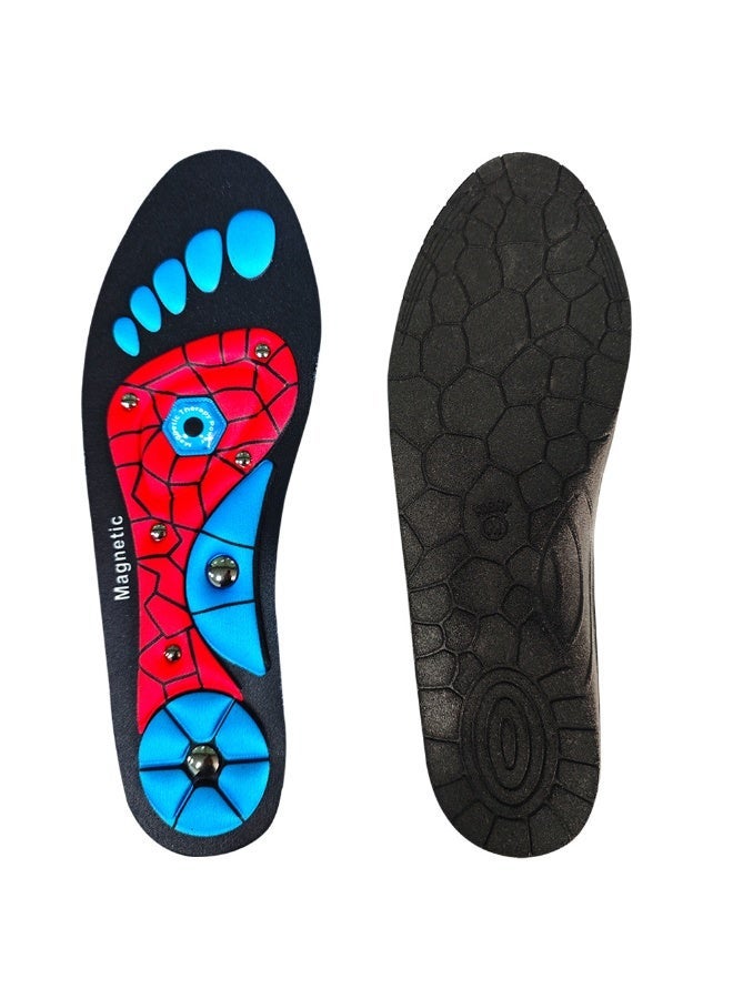 Magnetic Massage Insoles, Massage The Acupuncture Points On The Soles Of The Feet, Relieve Fatigue, With  Arch Support, Foot Therapy Insoles For Men And Women - Image 2