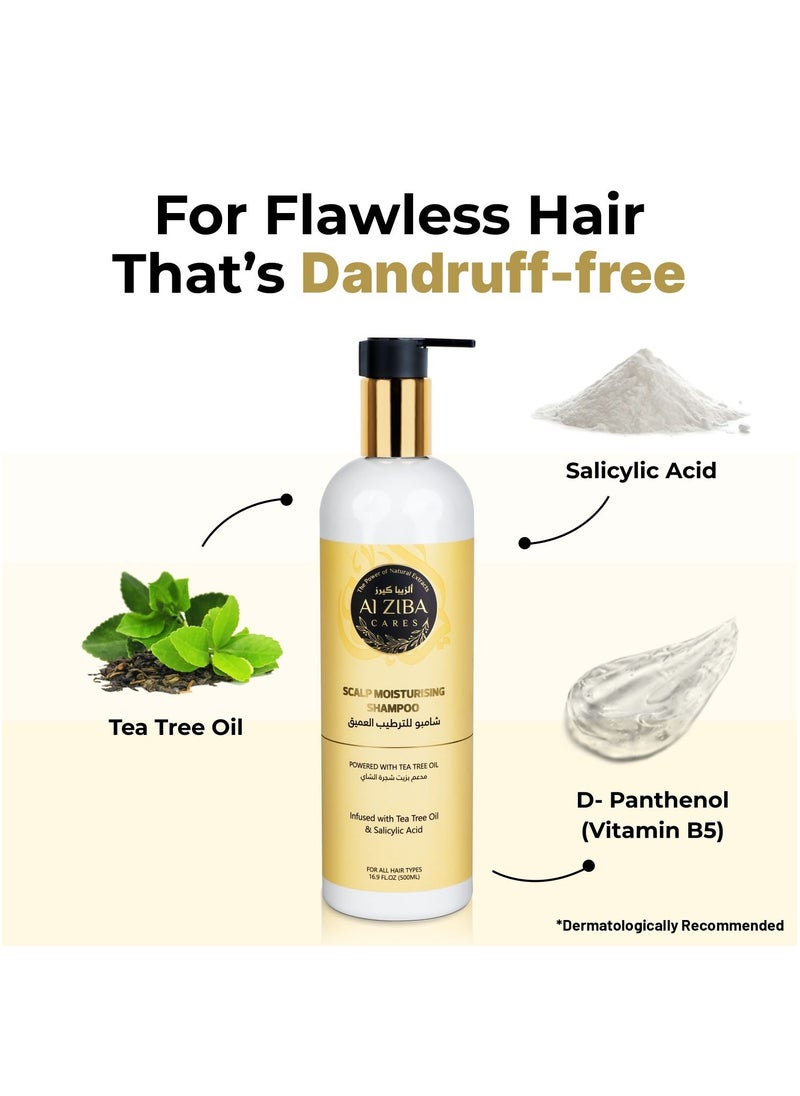 Scalp Moisturising Shampoo With Salicylic Acid And Tea Tree - 500 ml