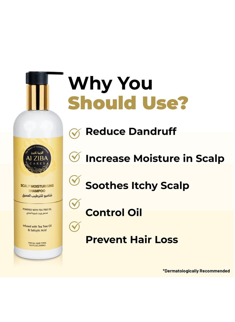 Scalp Moisturising Shampoo With Salicylic Acid And Tea Tree - 500 ml