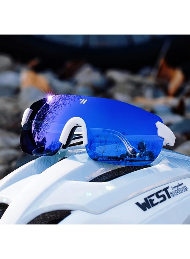 Style A Lightweight Fashion Cycling Glasses Color Changing Lens For Men Women - Image 3