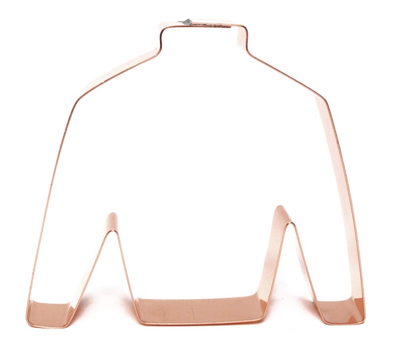 The Fussy Pup Triple Crown Jockey Silks Cookie Cutter 4.5 x 4 inches - Handcrafted Copper Cookie Cutter by The Fussy Pup - Image 4