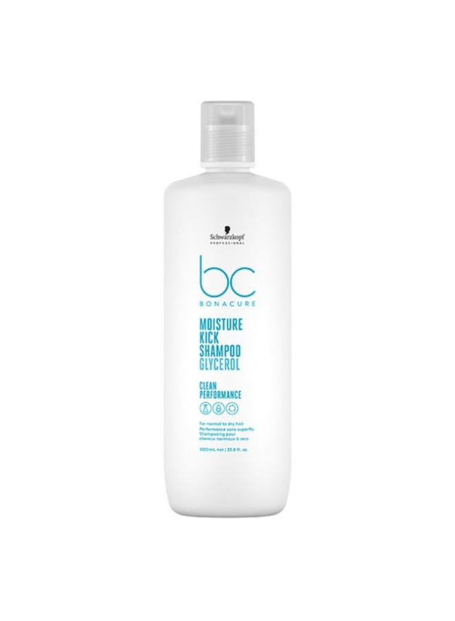 Schwarzkopf BC Moisture Kick Shampoo 1000ml - Image 1
