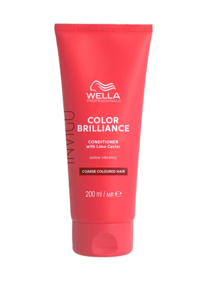 Wella Professionals Invigo Color Brilliance Vibrant Color Conditioner - Improves Hair Surface And Enhances Color Vibrancy With Lime Caviar (200 Ml) - Image 1