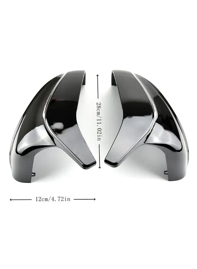 Carbon Pattern Black Bull Horn Rearview Mirror Shell Cover For BMW X3 G01 X4 G02 X5 G05 X6 G06 X7 G07 2018 2022 Vehicle Accessories Exterior Trim - Image 2