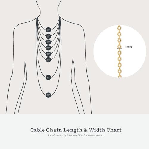 Kezef 1mm 925 Sterling Silver Necklace for Women | 16-36 inch long Silver, 18k Gold, Rose Gold Necklaces for Women - Made In Italy Real Cable Chain Jewelry | Dainty cadena de plata s925 para mujer - Image 5