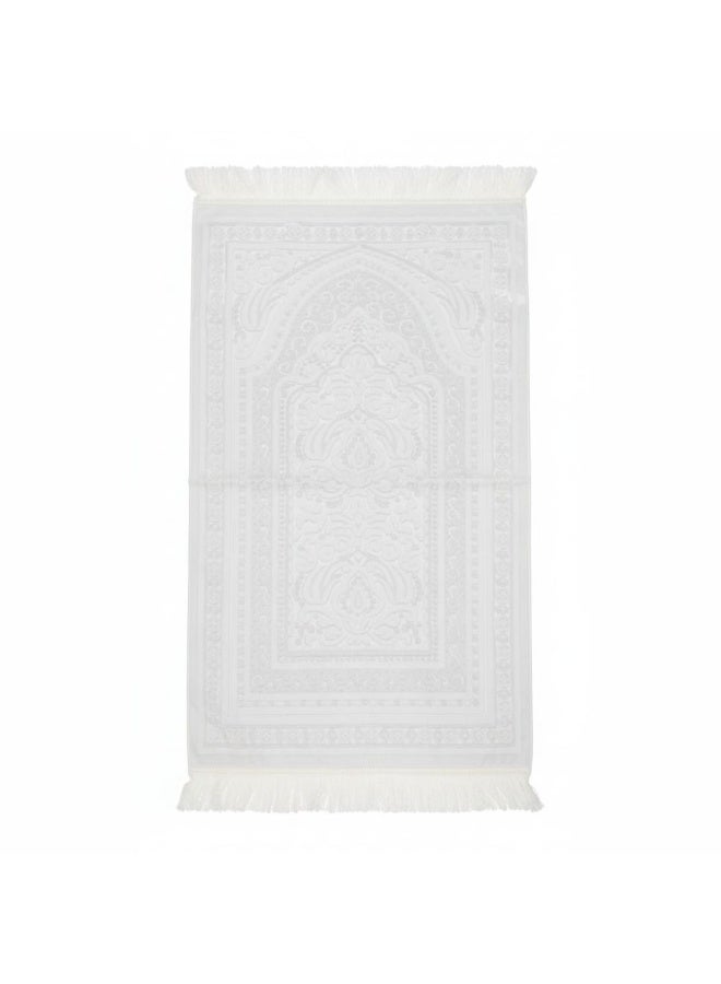 Museum Luxurious Soft Velvet Prayer Mat – Turkish Islamic Sajadah for Men & Women, Lightweight & Comfortable. - Image 1