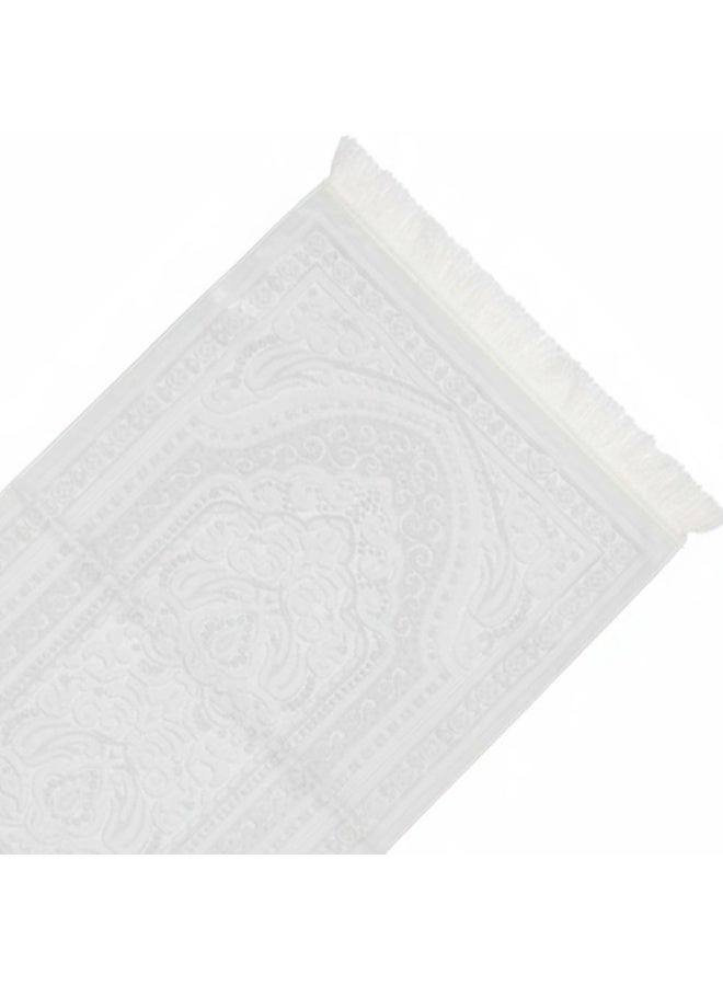 Museum Luxurious Soft Velvet Prayer Mat – Turkish Islamic Sajadah for Men & Women, Lightweight & Comfortable. - Image 2