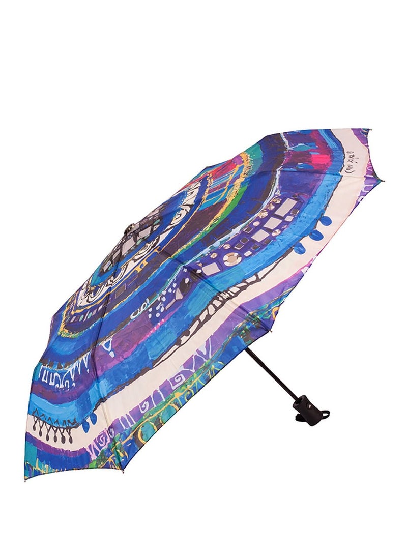 Biggdesign Biggdesign Evil Eye Mini 8 Ribs Folding Umbrella with UV Protection  - Image 2