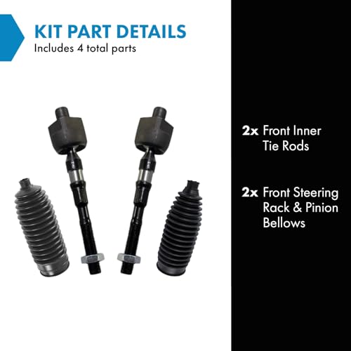 TRQ Steering Kit Compatible with 2014-2016 INFINITI Q50 2014-2017 QX50 - Image 2