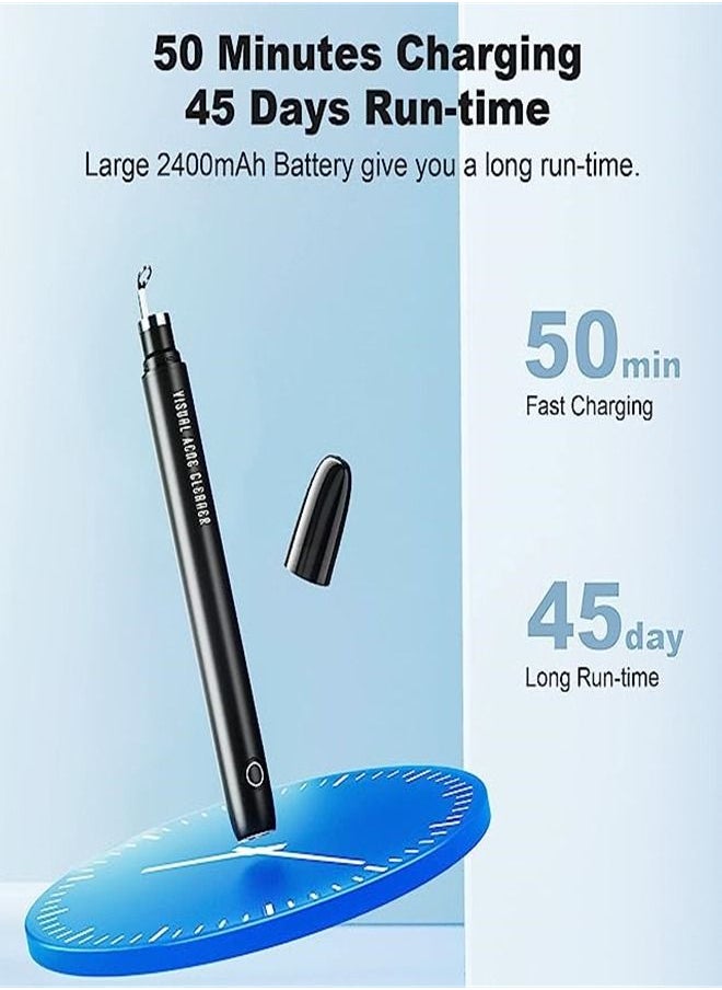 Generic - Blackhead remover, can be connected to the phone to use a magnifying glass, for exfoliating deep cleansing beauty instrument, with acne tool kit - Image 1