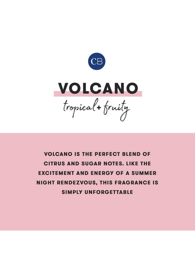 Capri Blue Capri Blue White Jumbo Jar Volcano Scented Candle - Tropical Fruit & Sugared Citrus - 48 oz  - Image 4