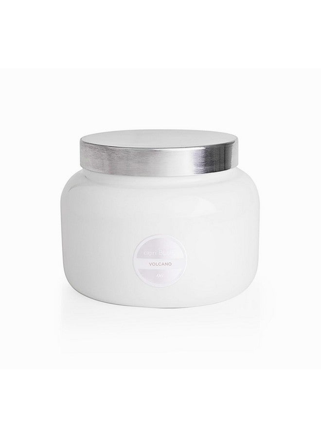 Capri Blue Capri Blue White Jumbo Jar Volcano Scented Candle - Tropical Fruit & Sugared Citrus - 48 oz  - Image 1