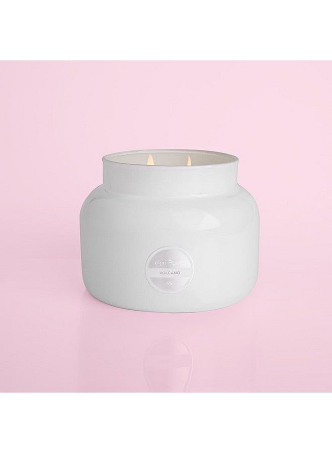 Capri Blue Capri Blue White Jumbo Jar Volcano Scented Candle - Tropical Fruit & Sugared Citrus - 48 oz  - Image 2