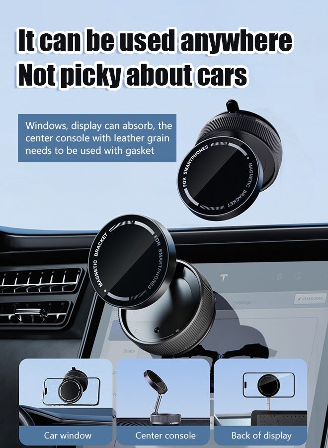 Generic Super magnetic car phone stand, compact and portable, foldable and rotatable multi-functional super stable stand  - Image 4