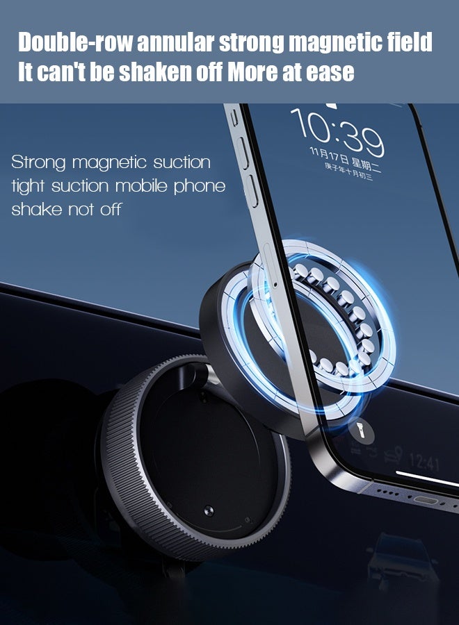 Generic Super magnetic car phone stand, compact and portable, foldable and rotatable multi-functional super stable stand  - Image 3