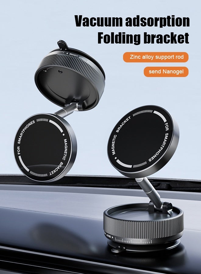 Generic Super magnetic car phone stand, compact and portable, foldable and rotatable multi-functional super stable stand  - Image 2