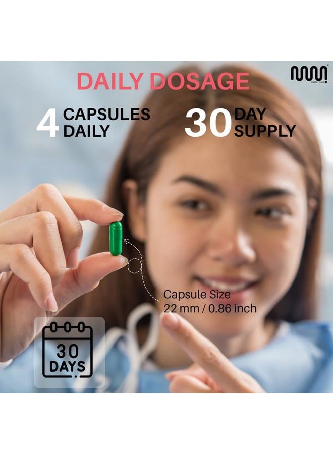 MasterMedi Glucosamine Chondroitin MSM Collagen Capsules – 2300mg Joint Support Formula – with Turmeric, Boswellia, Hyaluronic Acid – Mobility & Flexibility Support – 120 Capsules, 30-Day Supply - Image 3