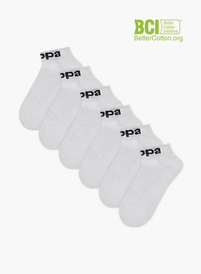 Printed Sports Socks - Set Of 6