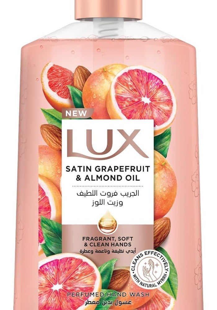 Lux Satin Grapefruit & Almond Oil Hand Wash 500ml - Image 2