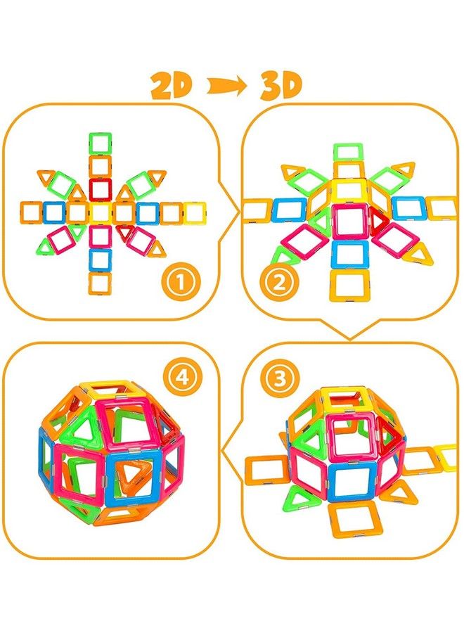 Chocozone 30Pcs Magnetic Blocks For Kids Educational Toys Magnetic Building Blocks Development & Activity Toys For 3+ Years Old Boys & Girls (30 Pieces) Multicolor - Image 5
