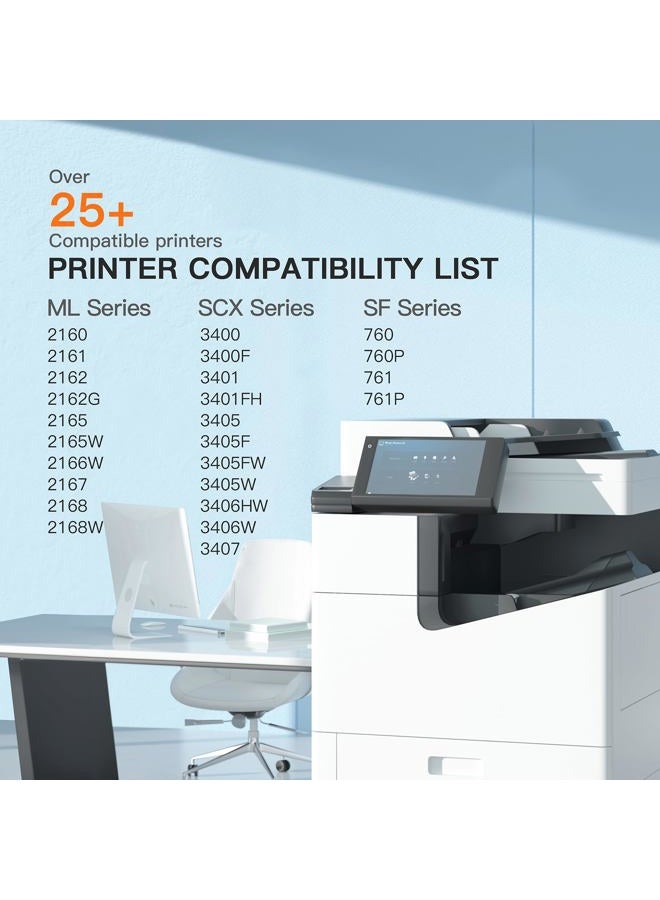 E-Z Ink (TM Compatible Toner Cartridge Replacement for Samsung MLT-D101S 101S MLTD101S to use with ML-2166W ML-2160 ML-2165 SCX-3405W ML-2165W SCX-3405FW SCX-3400 SCX-3401FH SF-760P Printer (3 Black) - Image 4