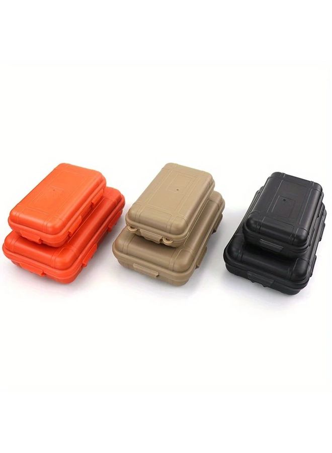Waterproof Survival Storage Box Black Durable PE Plastic Shockproof Floats On Water for Camping Fishing Outdoor - Image 4