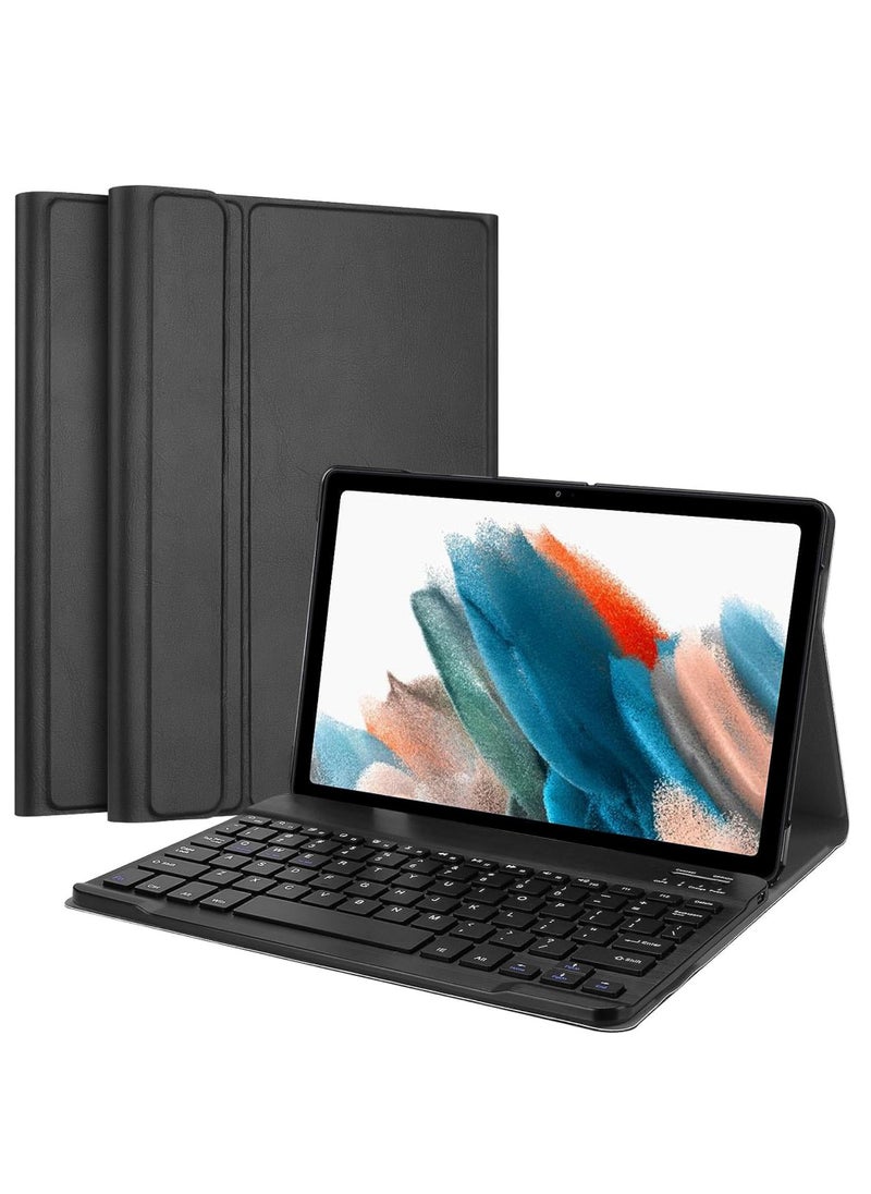 Rock Pow Galaxy Tab A8 Keyboard Case 10.5 Inch 2022 Protective Cover Case with Detachable Wireless Keyboard for Samsung Tab A8 10.5" X200 X205 X207  - Image 1