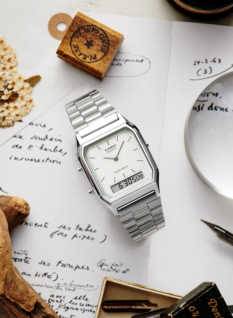 كاسيو ساعة كاسيو الكلاسيكية للجنسين AQ-230A-7AMQYDF - Image 2