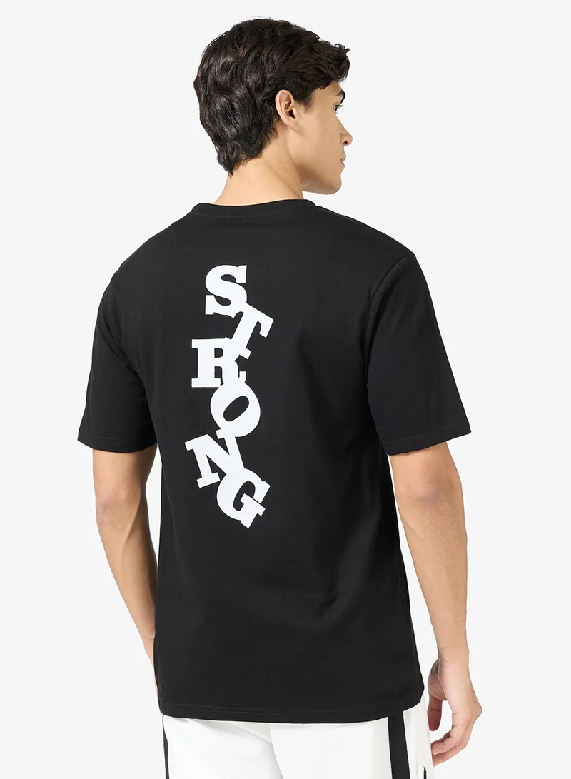 Seventy Five Graphic Print Regular Fit T-Shirt