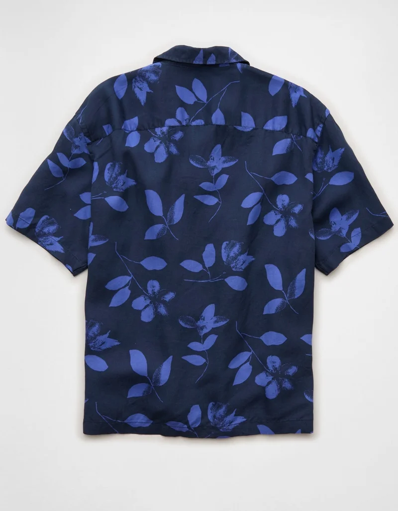 American Eagle AE Poolside Button-Up Shirt