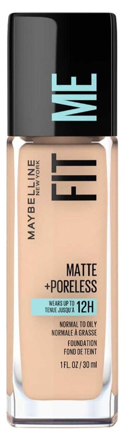 MAYBELLINE YORK Fit Me Matte+Poreless Foundation 122 Packaging may vary