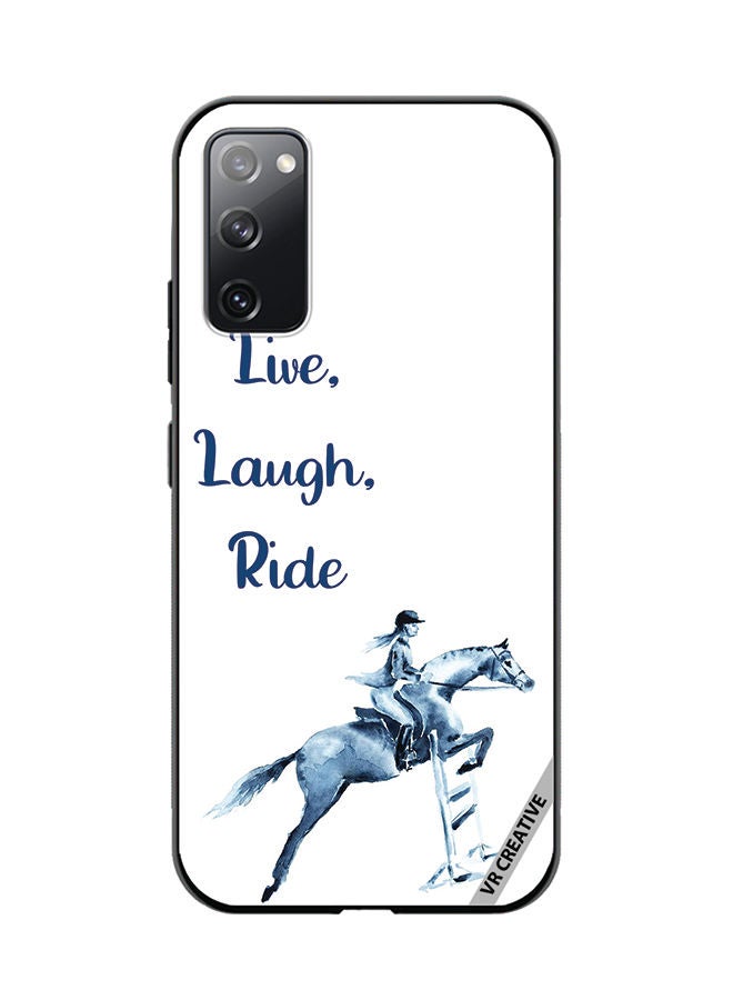 VR CREATIVE Protective Case Cover For Samsung Galaxy S20 FE 5G Horse Design Multicolour - Image 1
